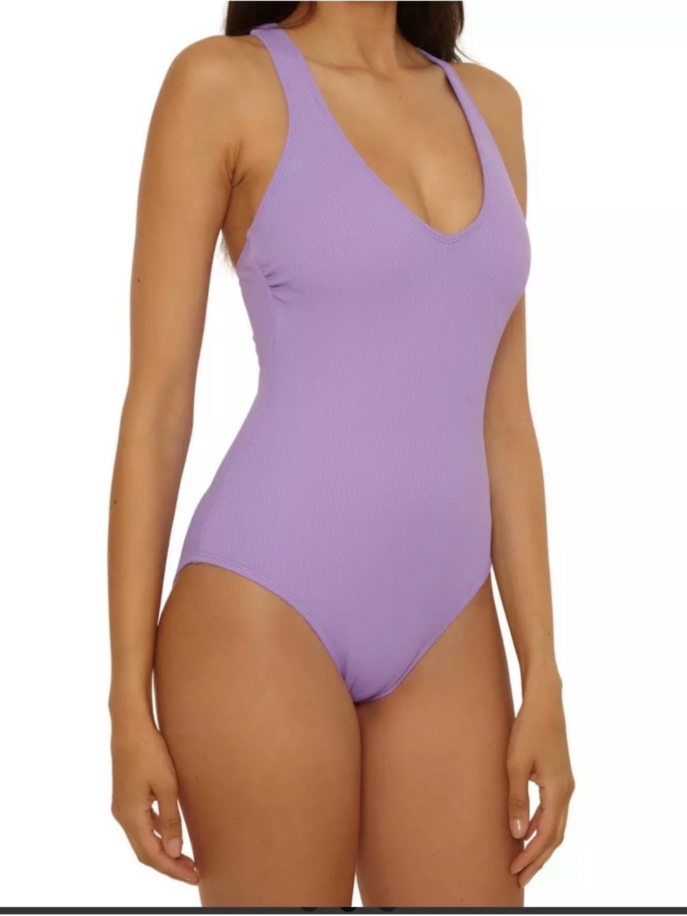 Women's BCA By Rebecca Virtue Ridge Line One Piece Swimsuit  Size M.